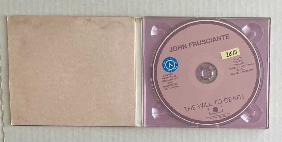 John Frusciante - The Will To Death - WPCR-11878 - OBI - Japan CD - Imagem 2 de 4