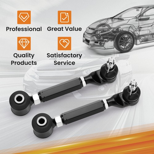 2 Pcs Upper Rear Camber Arms Kits for Honda Accord 03-07 W/Front Ball Joint - Picture 6 of 10