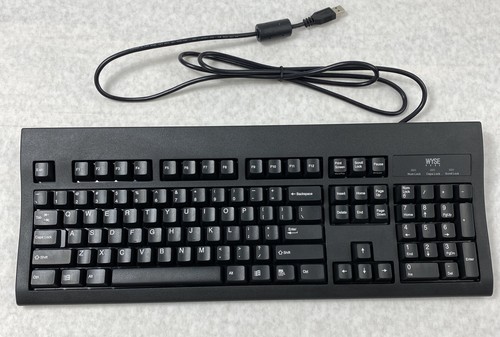 Wyse 901716-06L USB Keyboard KU-8933 With PS/2 Port Black OEM New In Box - Picture 1 of 9