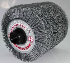 RULLO NYLON x SATINATRICE RUSTICATRICE LEGNO 100x100mm + ALBERO x SMERIGLIATRICE
