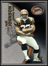 2001 E-X #112 Rudi Johnson BENGALS RC Rookie Card #d/1500 - NM-MT