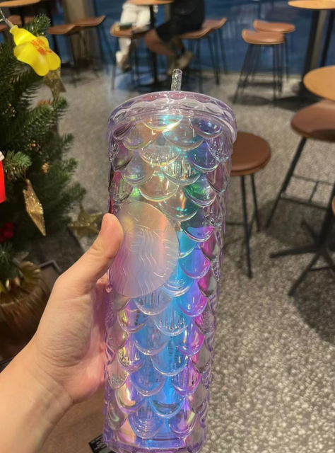 Starbucks 2022 China Skiing Season Unicorn Gradient Scale Cold 24oz Cup Tumbler Starbucks 2022 China Skiing Season Unicorn Gradient Scale Cold 24oz Cup Tumbler