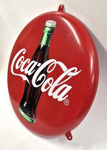 Coca cola Insegna originale bottone grande diametro 42 cm - Foto 2 di 5