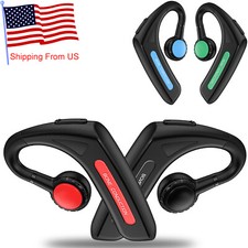 Bone Conduction Wireless Bluetooth Headset Stereo Headphone Handsfree Earpiece