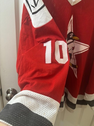 Vintage UCKA MOCKBA Central Red Army Russian Penguins Mesh Jersey #10 XL - Bild 7 von 10