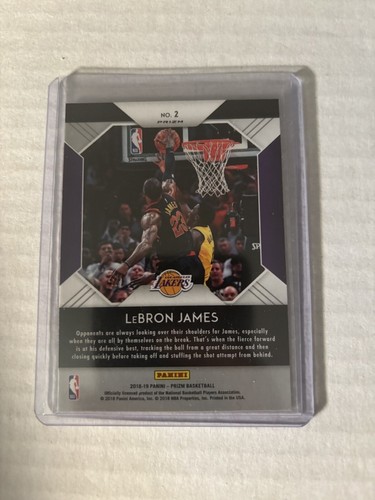 2018-19 PANINI PRIZM LEBRON JAMES THATS SAVAGE DISCO PRIZM SP - Bild 2 von 2