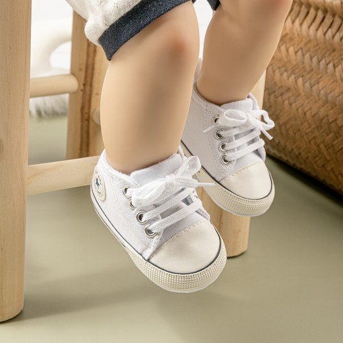 Cute Converse All Star Chuck Taylor Cribster Style Baby 1st Shoes in a Gift Box - Picture 35 of 66