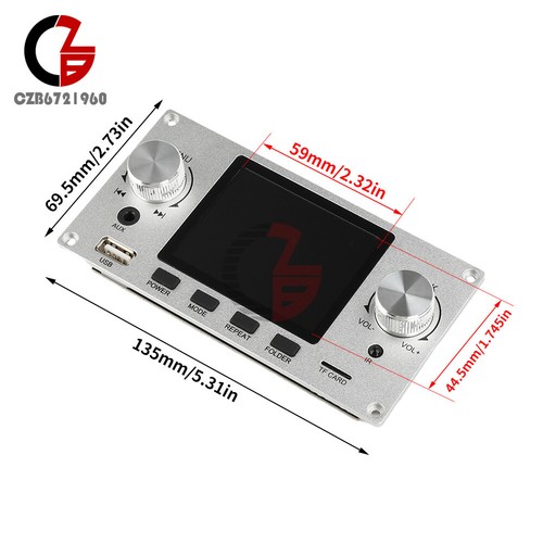 2.8-inch TFT Color Screen Bluetooth Decoder Lossless MP3 Audio Decoding Module - Picture 22 of 25