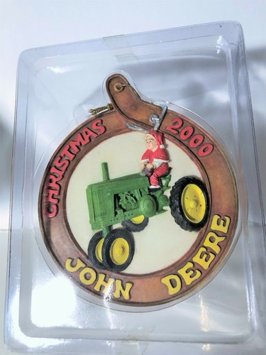 Enesco John Deere Friends 2000 Traktor Weihnachtsmann hängende Ornament in Box Charity - Bild 3 von 5