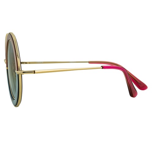 Erdem Ladies Oval Blue Sunglasses EDM27C4SUN - Picture 3 of 4