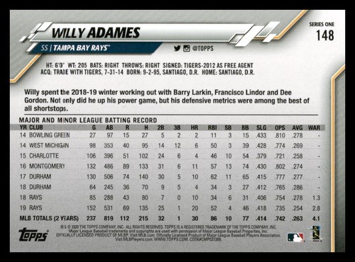 2020 Topps Series 1 Base # 1 - 175 - PICK YOUR CARDS - Picture 296 of 350