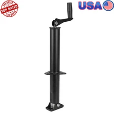 A-Frame Jack Top Wind 15in Lift 2000lb Trailer Tongue Support Durable Footplate