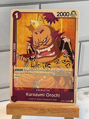 One Piece Card Game Kurozumi Orochi OP01-098 Romance Dawn UC | eBay