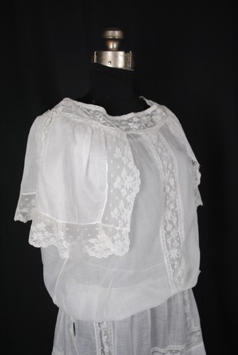 VICTORIAN YOUNG GIRLS SUMMER COTTON DRESSES 1892 TO 1915, LOT OF 2 - Picture 6 of 24