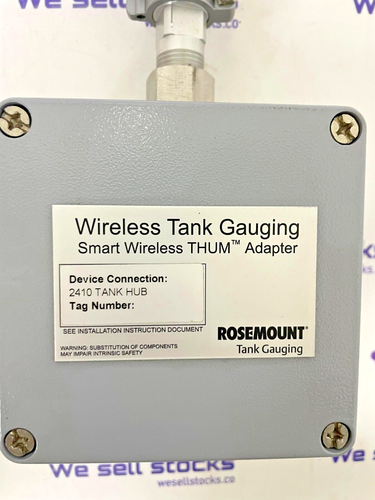Emerson Rosemount 775XD211WA3WK9-TJ intelligenter drahtloser Tankmessadapter - Bild 10 von 12