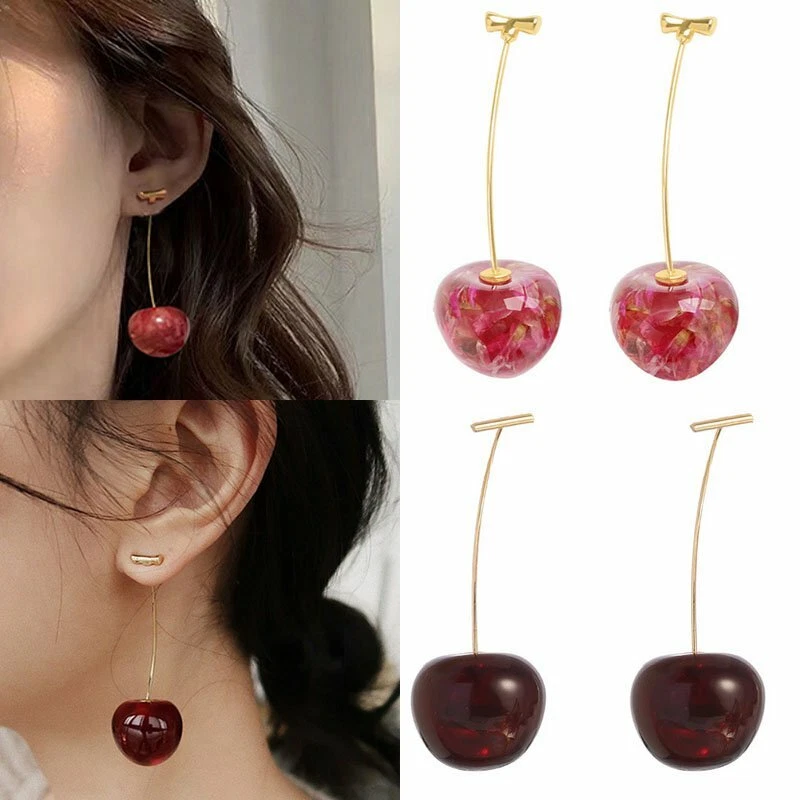 Celia rouge cherry earrings deals