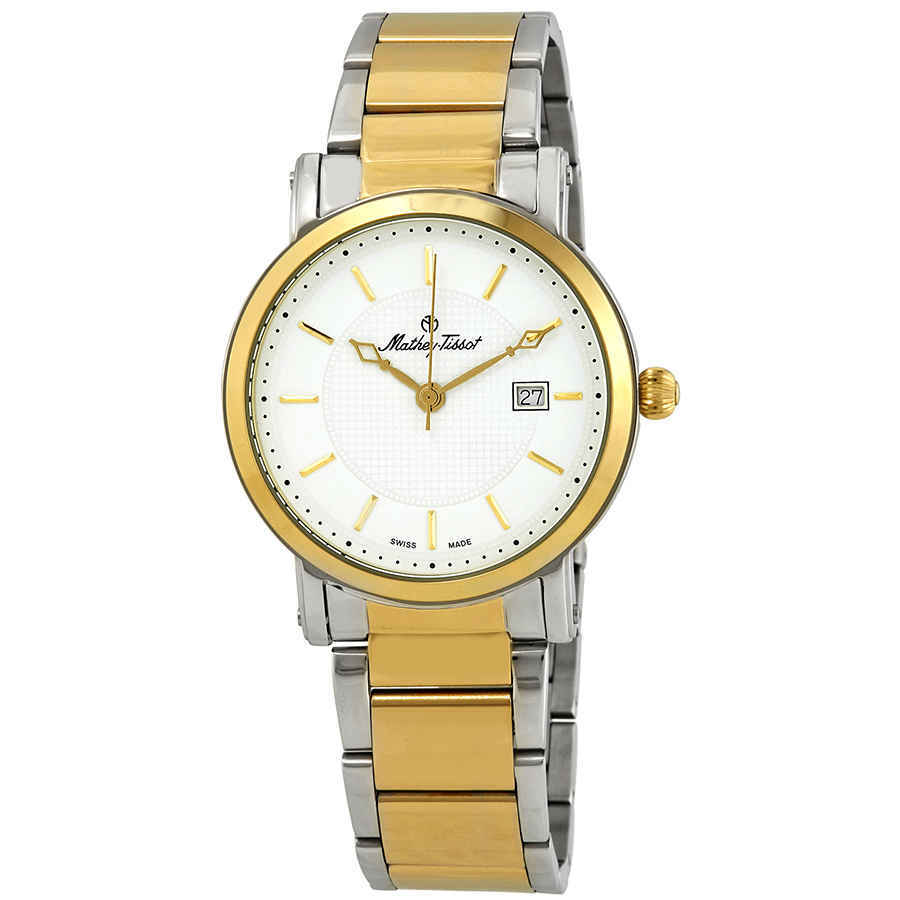 Мужские часы Mathey-Tissot City с белым циферблатом H611251MBI
