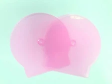 200PCS NEW CLAMSHELL PINK PAKRITE CD/DVD CASES