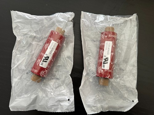 NEW Qty 2 05100GS08407 0.5" CORE Zebra 5100 Resin Thermal Ribbon 3.31" x 2913" - Bild 3 von 3