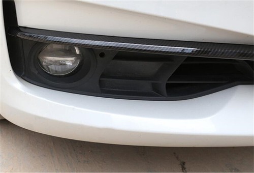 Carbon Fiber ABS Front Fog Light Lamp Panel Trim For BMW 3 Series GT F34 2013-19 - Picture 6 of 12