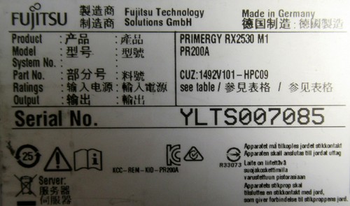 Fujitsu Primergy RX2530 M1 Rackmount 1U Serwer Metalowa obudowa TYLKO - Zdjęcie 8 z 8