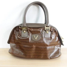 VINTAGE Valentino Bag Womens Leather Shoulder Purse Logo Handbag MARIO VALENTINO