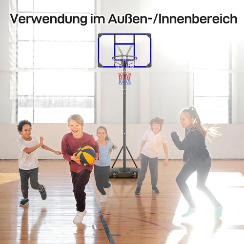 Basketballständer 147-260cm Basketballkorb mit Ständer Rollen Basketballanlage - Bild 8 von 20