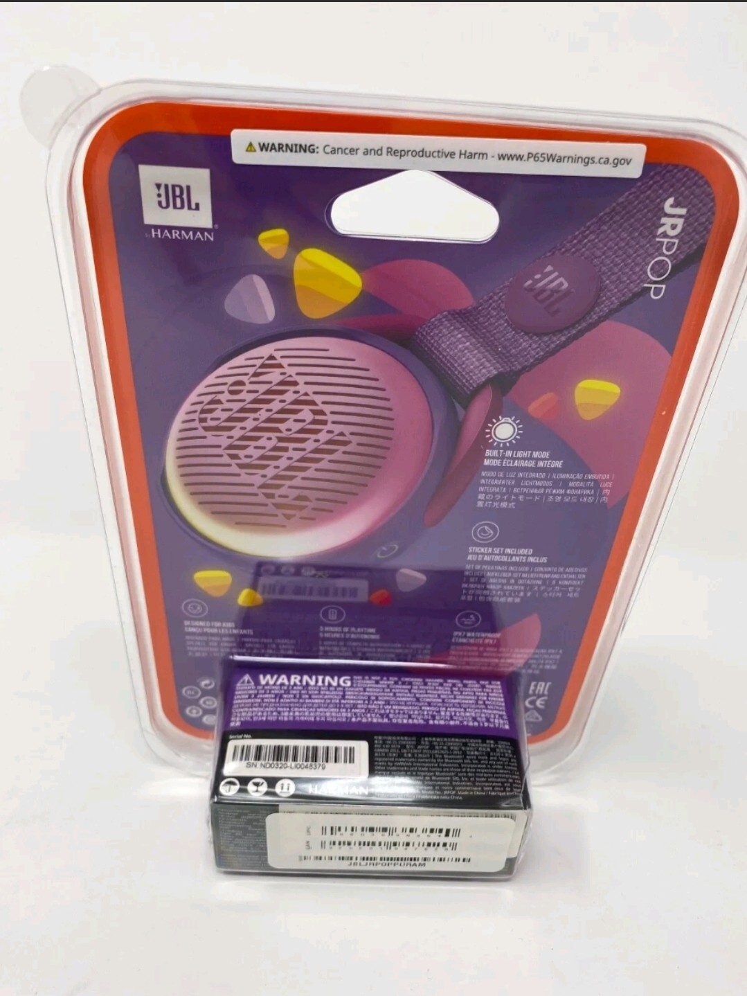 JBL JR POP Waterproof portable Bluetooth Speaker Designed for Kids