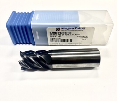 Niagara Cutter. 3/4x3/4x1x3. End Mill. 17007054. N91095. 5 Flute