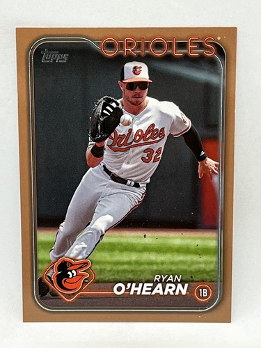 2024 Topps Series 1 Ryan O'Hearn #335 Gold 558/2024 Orioles - Picture 4 of 4
