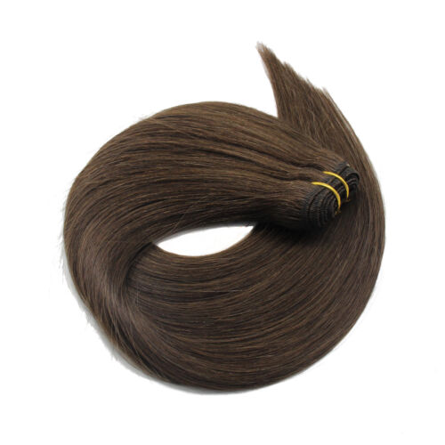 200G Thick Bundle Weft Human Hair Extensions Double Weft Sew-In Weave Remy Hair - Picture 31 of 101
