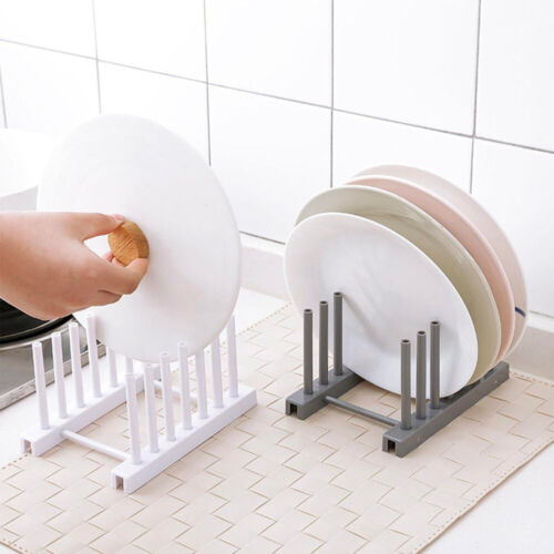 Kitchen Dish Bowl Plate Drying Utensils Rack Organizer Drainer Holder Storage - Picture 3 of 9