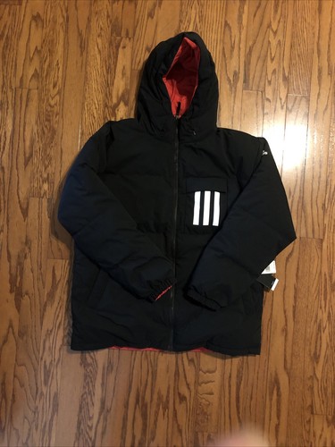 Adidas Terrex Reversible 3-Stripe Down Hooded Jacket EH4011 Men’s Size LARGE - Picture 3 of 6