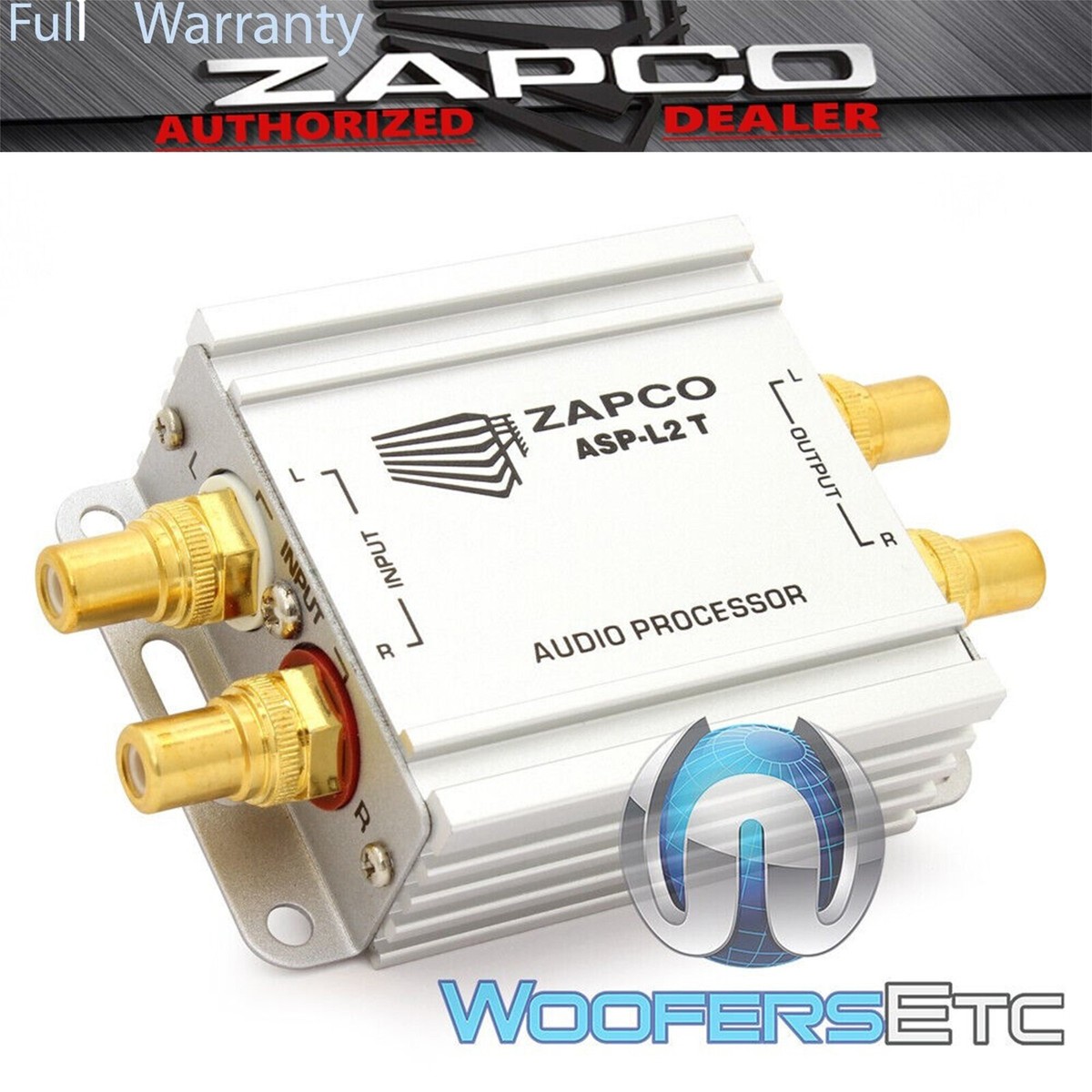 ZAPCO ASP-L2T 2-CHANNEL LINE NOISE FILTER LEVEL ADAPTER AUDIO