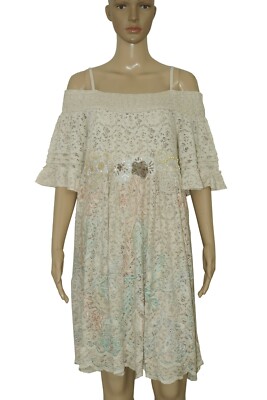 light beige dresses Smocked Linen Dress showing side slit. Size:Child-8 Ross Dress for Less ankara maxi dress