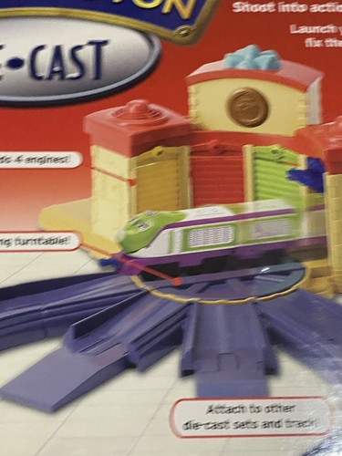 Chuggington Launch and Go Roundhouse Diecast Playset Koko Lights Sounds train  - Picture 8 of 10