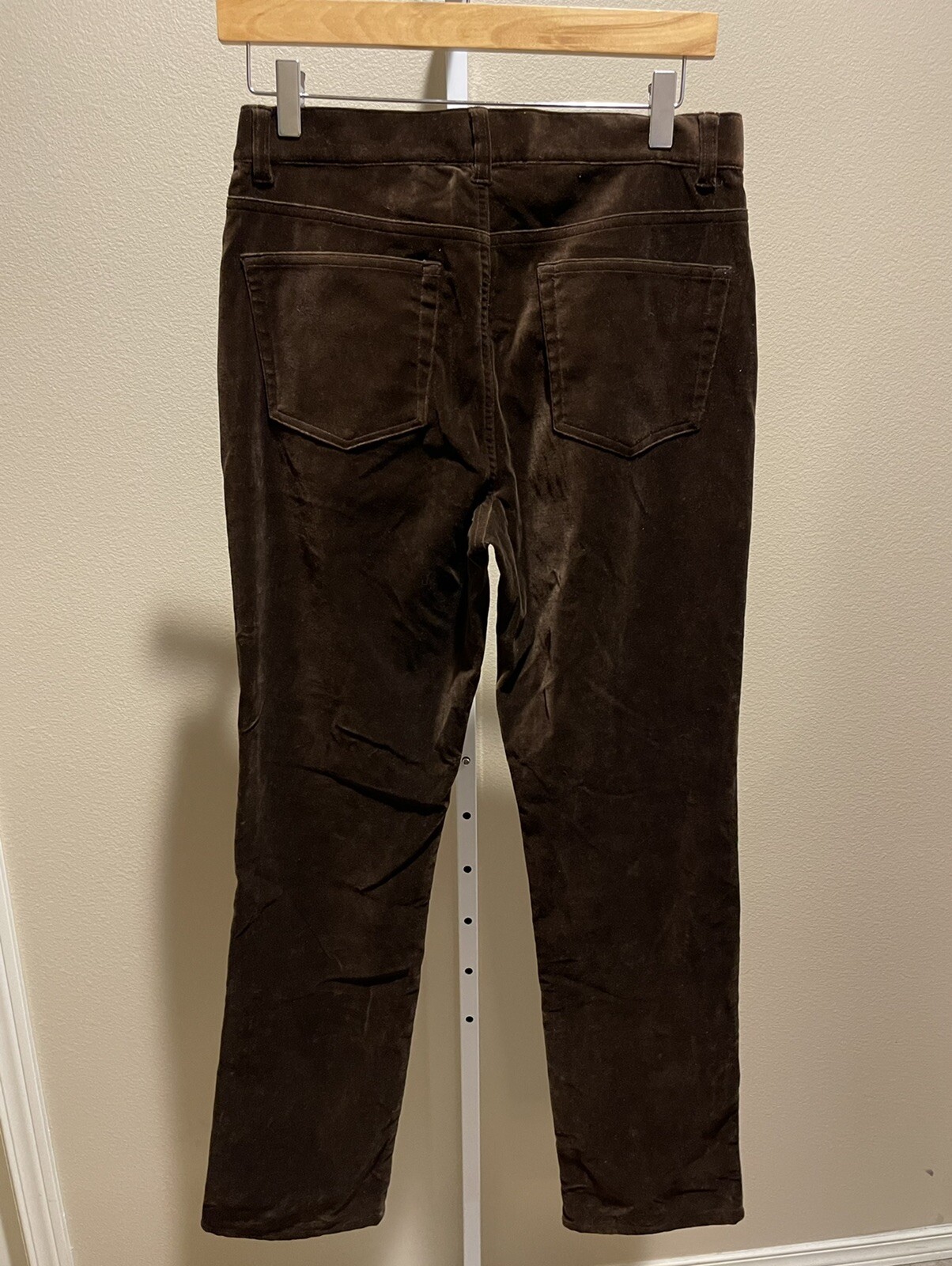 NWT Ralph Lauren Jeans Empire Brown Velvet Suede Pants Women's Size 4  789022616153 | eBay