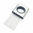 Onion Holder Slicer Stainless Steel Prongs Cutting Kitchen Gadget Multipurpose 