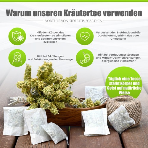 Griechischer Bergtee Sideritis Scardica 600g Premium Qualität - Bild 6 von 13