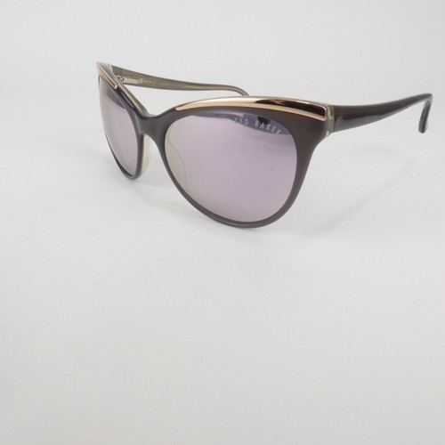 Ted Baker Womens Sunglasses Cat Eye Shape Mirrored Lens Gray Frame TB107 - Picture 8 of 16