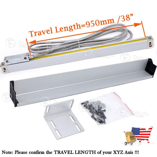 TOAUTO 2/3 Achsen 8" Digitalanzeige LED Tropfen Glas Linear Skala für Fräsen Drehmaschine - Bild 32 von 33