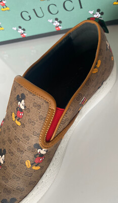 Gucci Men’s GG Supreme Mickey Mouse Sneakers 7.5 US (Gucci 7) Italy 603689 NIB Gucci Men main image 3