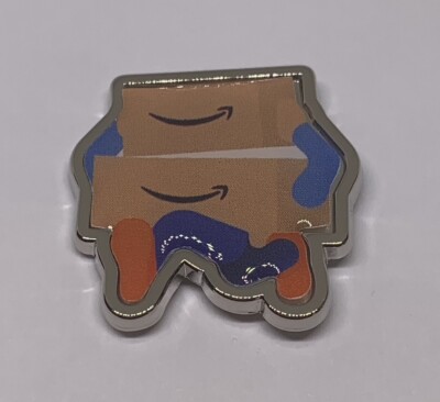 Amazon Prime Employee Peccy Running Packages Boxes Lapel Pin (196) | eBay