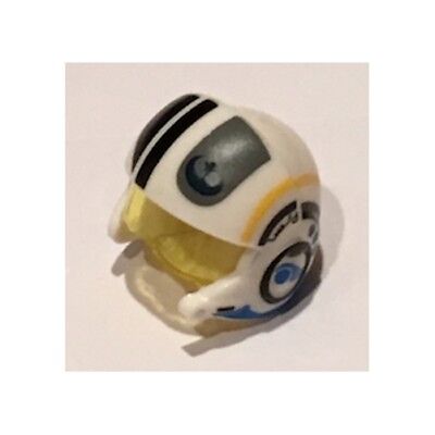 LEGO - Minifig, Helmet Rebel Pilot Raised Front, Trans-Yellow Visor & Rebel Logo | eBay