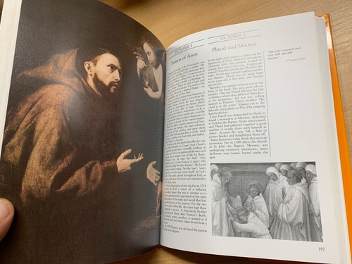 2005 "A CALENDAR OF SAINTS" 1.2kg LARGE ILLUSTRATED HARDBACK BOOK (P7) - Picture 16 of 18