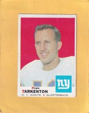 1969 Topps #150 Fran Tarkenton NY Giants VG Very Good #27726