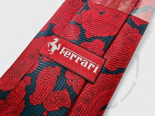 Cravatta Ferrari Formula anni 90 vintage gadget NOS necktie - Imagen 8 de 8