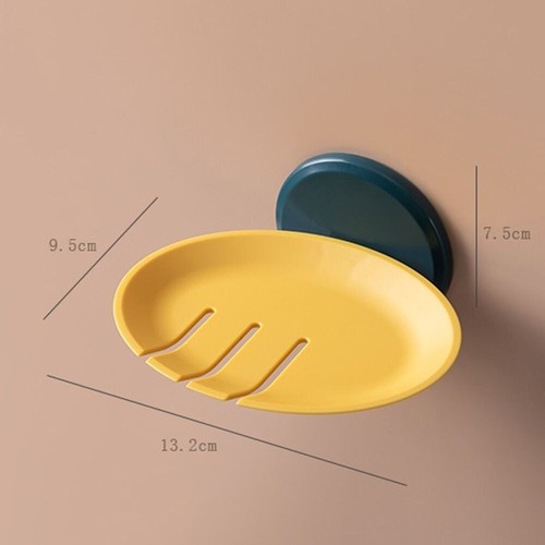 Wall Hanging Soap Box Suction Cup Soap Holder Quality Soap Dish Bathroom - Picture 2 of 13