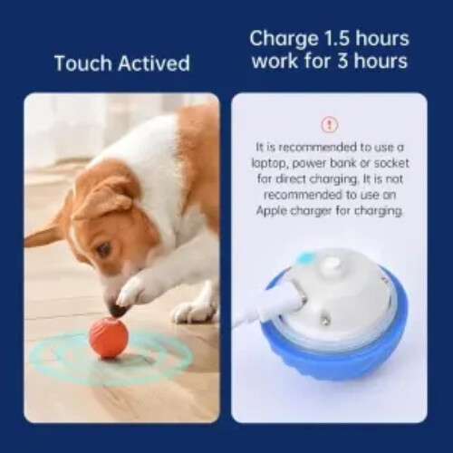 Interactive Dog Toys Dog Ball, Self Activated Automatic Rolling Ball Toys - Picture 4 of 10