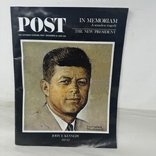 The Saturday Evening Post December 14, 1963 In Memoriam John F. Kennedy - VG - The Saturday Evening Post December 14, 1963 In Memoriam John F. Kennedy - VG -